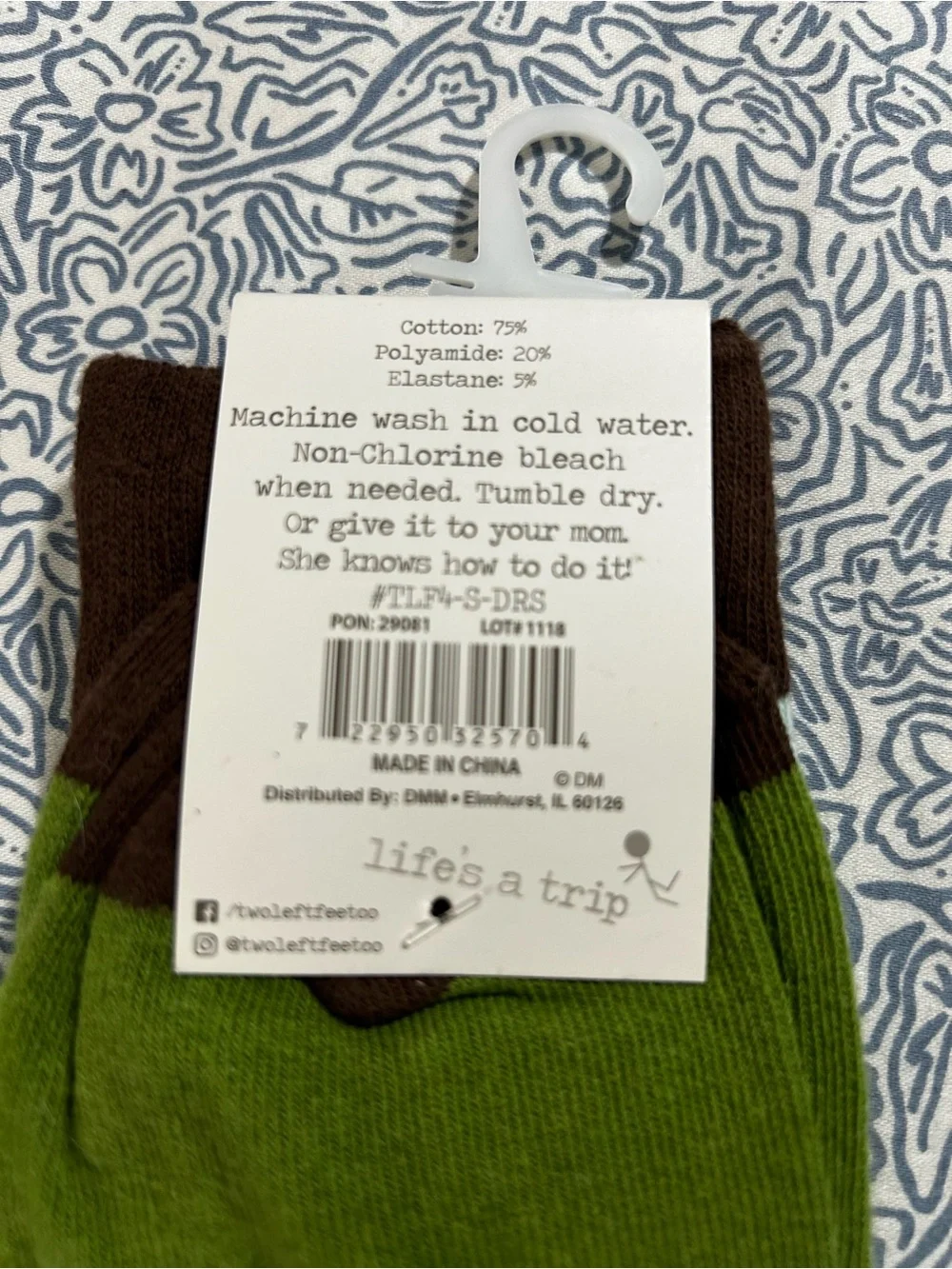 Two Left Feet 'Drunken Sasquatch' Funny Novelty Socks